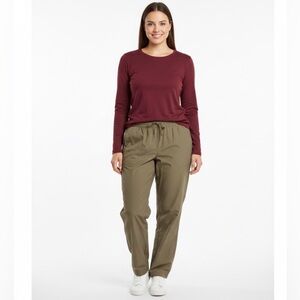 GapFit Runaround Pants Tan Casual Lightweight Bottoms Woman Lady XL Sporty
